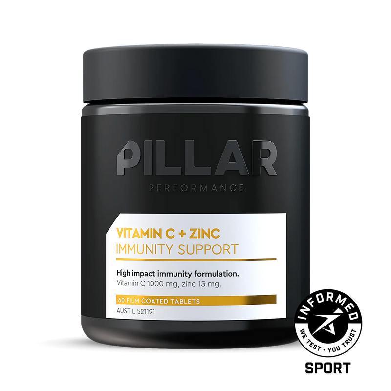 Pillar Performance Vitamin C + Zinc (60 Serves)