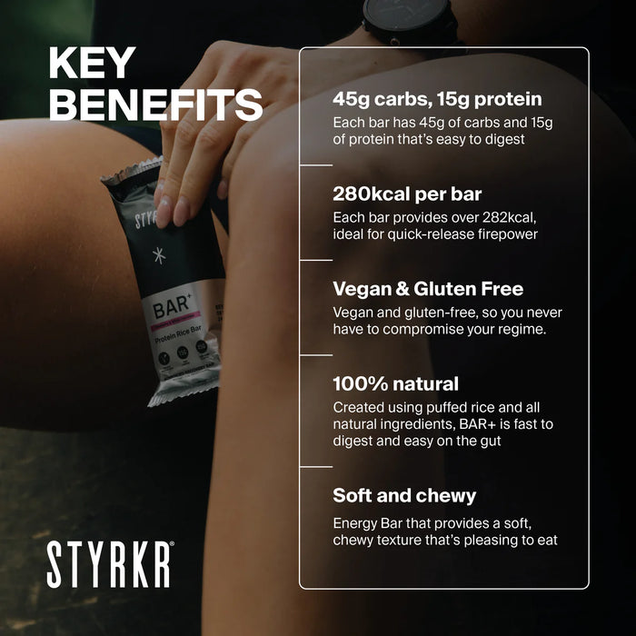 Styrkr Bar+ Protein Rice Recovery Bar