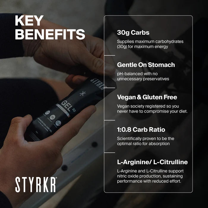 STYRKR GEL30 Citrulline Dual-Carb Energy Gel