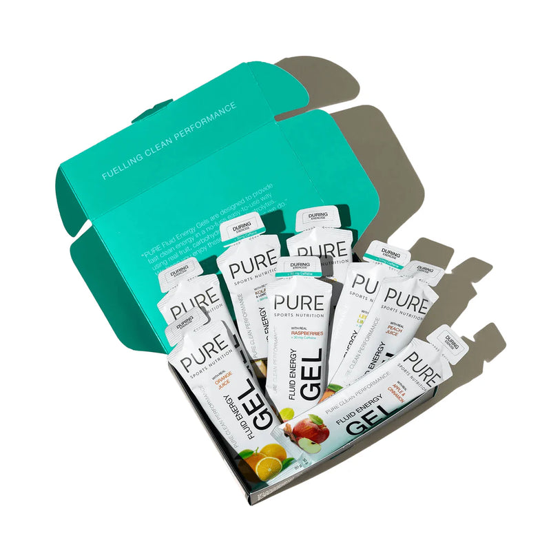 Pure Fluid Energy Gel 8-Gel Sample Pack