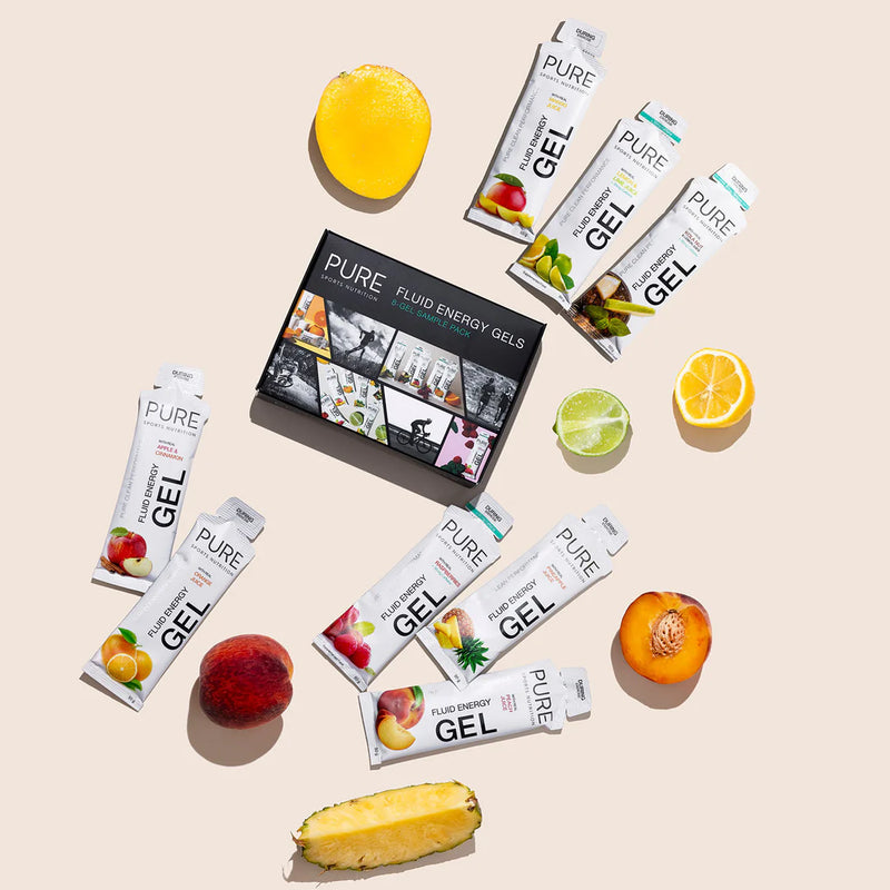 Pure Fluid Energy Gel 8-Gel Sample Pack