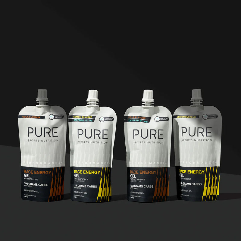 PURE Performance + Race Energy Gel 100g Pouch - fuelld.co.nz