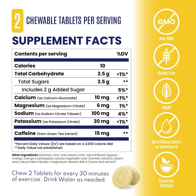 Salt Stick Caffeine Fast Chews