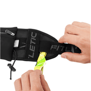 Fitletic Ultimate 2 BLK/BLK Zip Running Belt - fuelld.co.nz