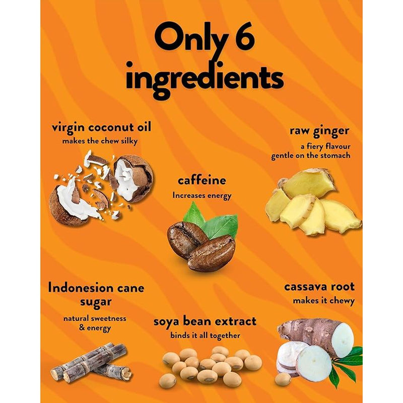 Ginger Roars Energy Chews - fuelld.co.nz