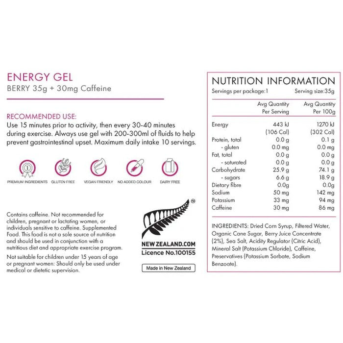 PEAKFUL Energy Gel - fuelld.co.nz