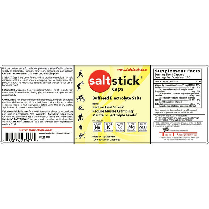 Salt Stick Electrolyte Caps - fuelld.co.nz