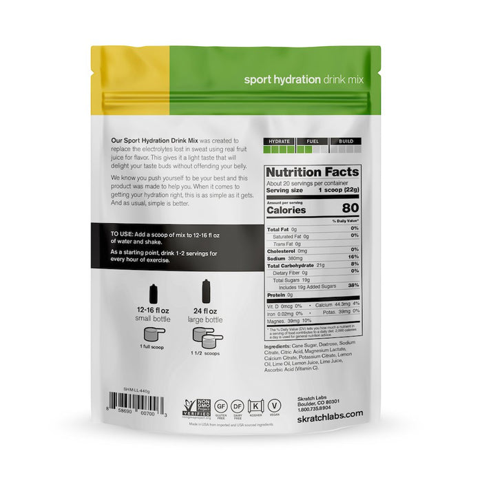 Skratch Labs Sport Hydration Mix - fuelld.co.nz