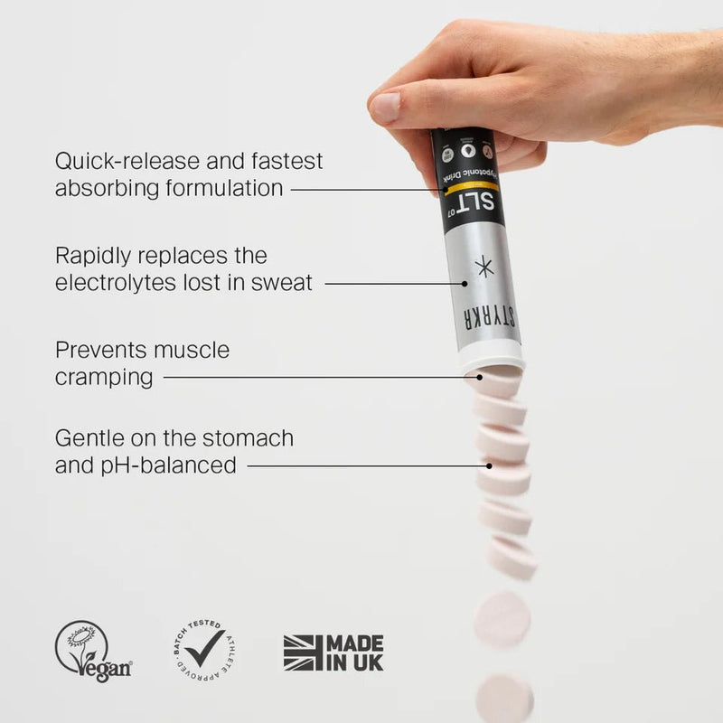 Styrkr Quad Blend Hypotonic 1000 Electrolyte Tabs - fuelld.co.nz